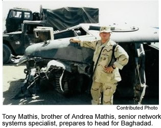 Tony Mathis, brother of Andrea Mathis