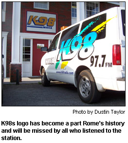 K98s logo has become a part Romes history and will be missed by all who listened to the station.