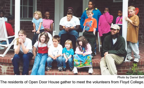 Residents of Open Door House.