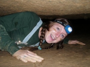 Hannah Morris explores Pettyjohn's Cave on Pigeon Mounatin in Georgia contributed