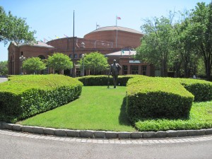 The Alabam Shakespeare Festival Theater in Montgomery is located on a 250-acre landscaped park contributed