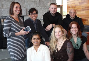 UR-IT club members are excited for upcoming trip. Back row from left: Camille Pace, Julían Orjuela, Steve Hood, Adam Jackson. Front row from left: Ekta Patel, Amelia Bagwell, and Laurel Wickam