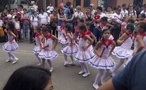 Costa Rican girls dancing. Contributed.