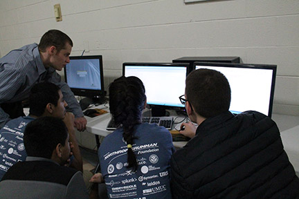 Students learn cyber security skills