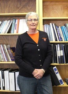 Kathy Ledbetter poses for a picture. Photo by Lydia Chandler