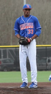 Brian Quillens prepares to pitch. Contributed 