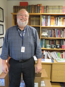 Raymond Atkins in his office at GNTC  Photo by Kayla Jameson 