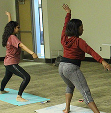 Students benefit from campus yoga classes at Douglasville