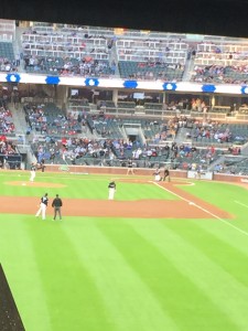 The Atlanta Braves faced the New York Yankees for the soft opening on March 31. Photo by Joshua Mabry