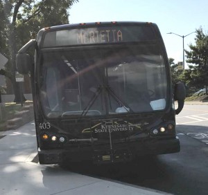 Online front picture of the bus - Tanique Parker