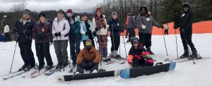 Students who attended the annual ski/snowboard trip received course credit for PHED 1420, which is a two credit hour elective physical education class.  Contributed Photo