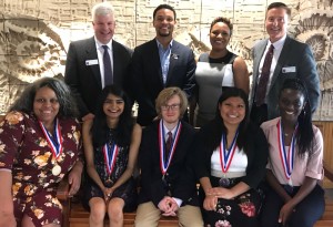 Front row from left: Lisa Donohue, Karishmaben Patel, Nicholas Whitmire, Cindy Mendoza Razo and Tajera Davy (all GHC students). Back row from the left: Todd Jones, Carl Hill, Felicia Wasson and Don Green. Contributed