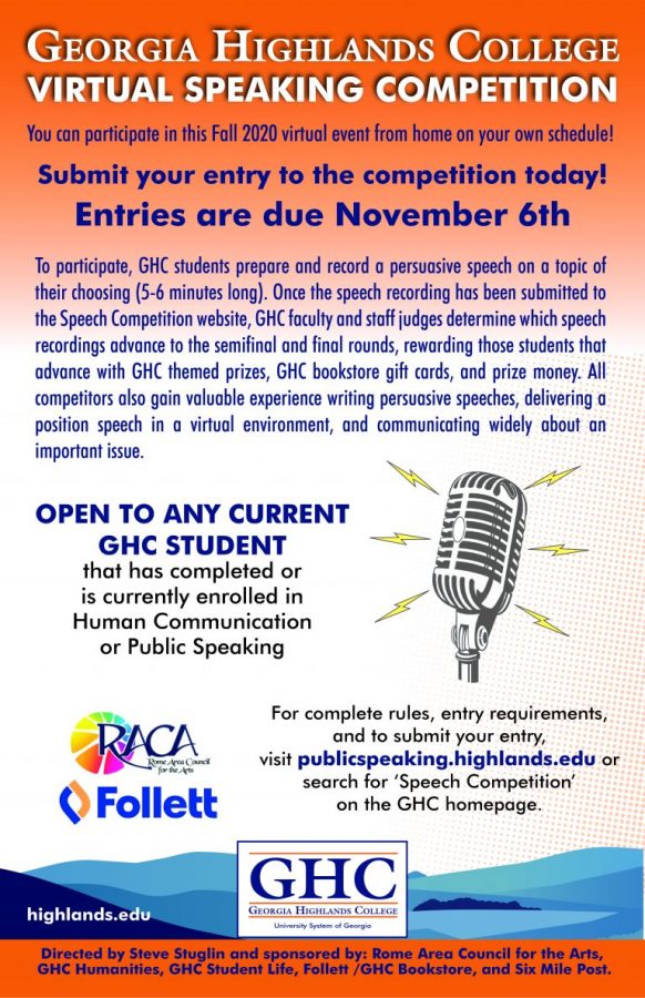 Enter the speech competition today.