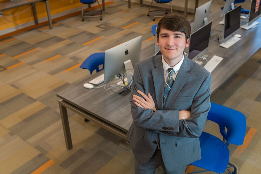 Daniel Belisle’s recent internship led to work in a national competition.