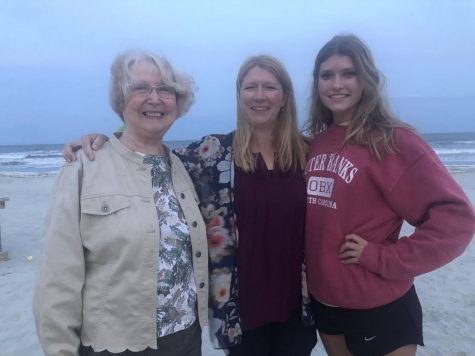 Three generations of Wall women all have strong ties to GHC. Left to right: Marlene Goodrum is a math tutor on the Marietta campus, Rachel Wall teaches English at the Cartersville location and Harper Elaine Wall attended GHC for two years.