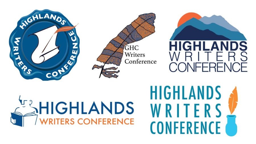 Graphic design students create new logos for Highlands Writers Conference