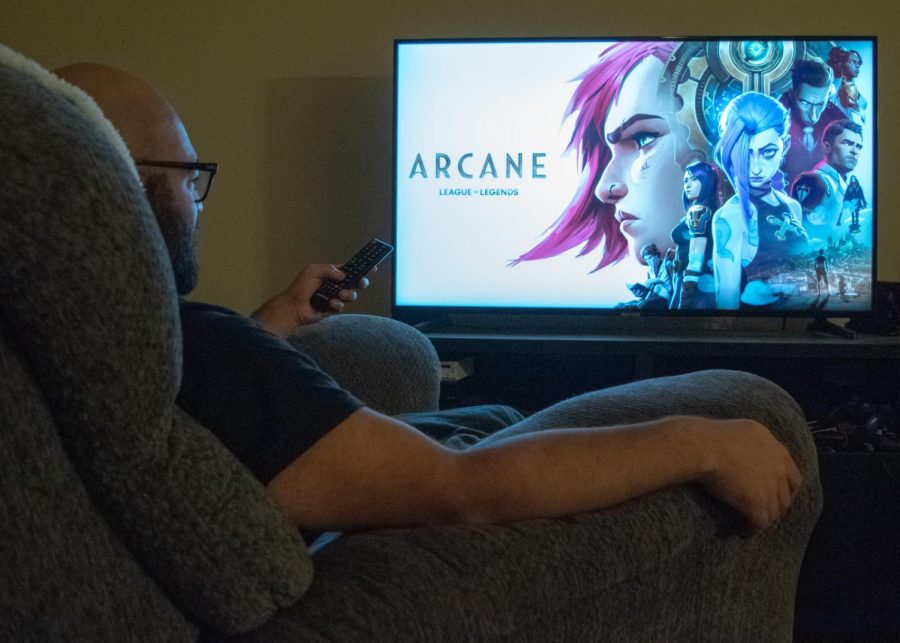 The animated series Arcane is now available on Netflix. It features many different characters in a steampunk-themed atmosphere. (Photo illustration)