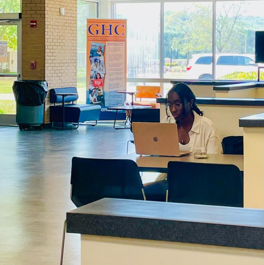 Students can take advantage of the lounge at the Floyd campus for studying. 