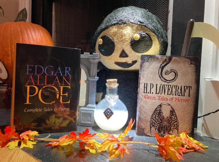 Authors such as famous horror writers Edgar Allan Poe and H.P. Lovecraft may have their novels on display at the GHC libraries. (Photo Illustration)