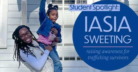 Iasia Sweeting raises awareness for trafficking survivors
