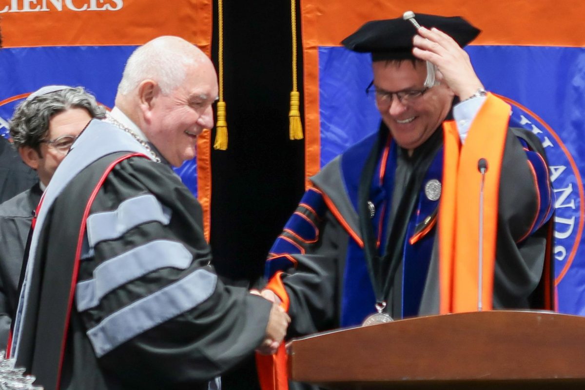 Investiture ceremony welcomes Hobbs as fifth president