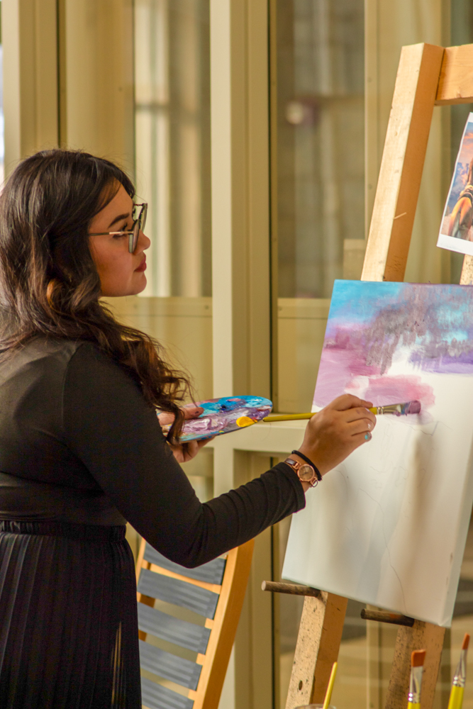 Reed Art Exhibition features masterpieces and student art